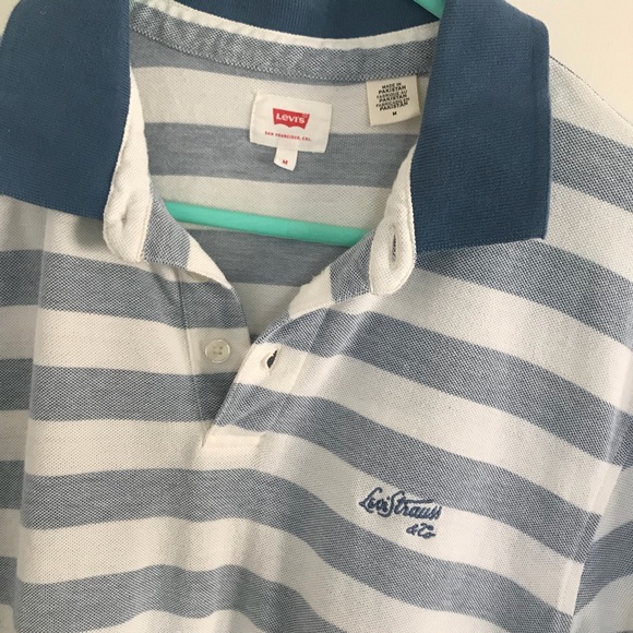 Levi’s striped men’s polo tee shirt - Picture 4 of 5